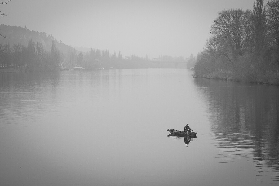 Осенняя Влтава, Прага, 2012