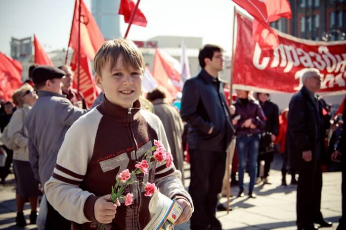 Первомайская демонстрация, Екатеринбург 2010, Дмитрий Афонин