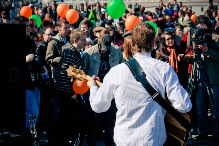 Митинг в защиту фонтана «Каменный цветок», Екатеринбург, Дмитрий Афонин, 2010