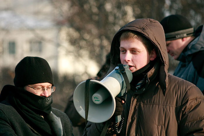 Митинг, День Конституции 2010, Дмитрий Афонин