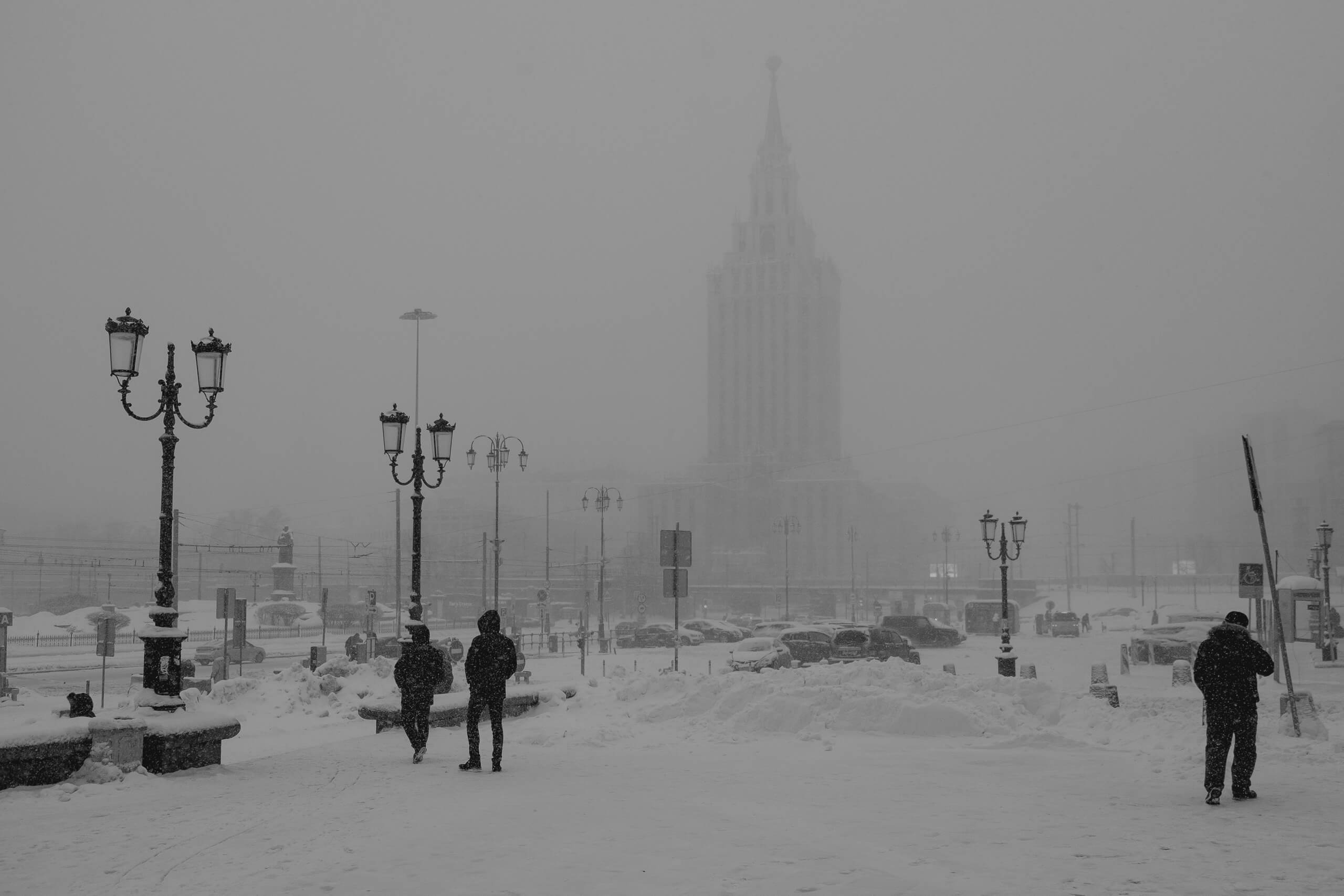 Февраль в Москве